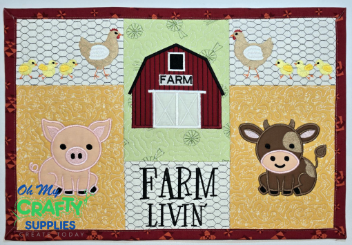 ITH Farm Livin' Placemat Design