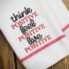 Positive 2021 Embroidery Design