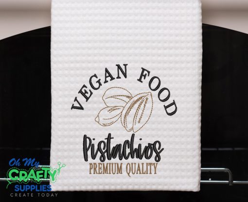 Pistachios Embroidery Design