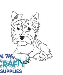 Puppy Drawing 9221 Embroidery Design