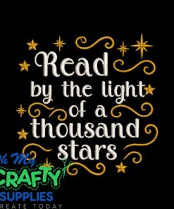 Read by the Light Embroidery Design