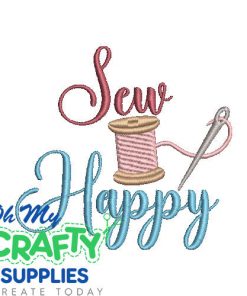 Sew Happy 724 Embroidery Design