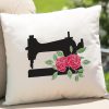 Silhouette Floral Sewing Machine Embroidery Design
