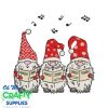Singing Gnomes Embroidery Design