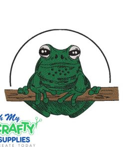 Sketch Frog 422 Embroidery Design