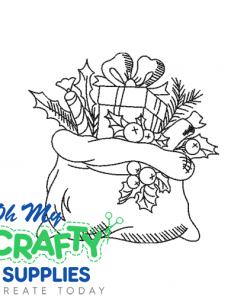 Sketch Gift Bag Embroidery Design