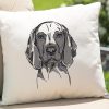 Sketch Weimaraner Embroidery Design