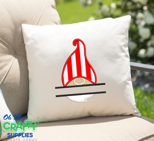 Split Gnome Applique Design