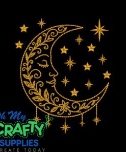 Starlit Serenity Embroidery Design