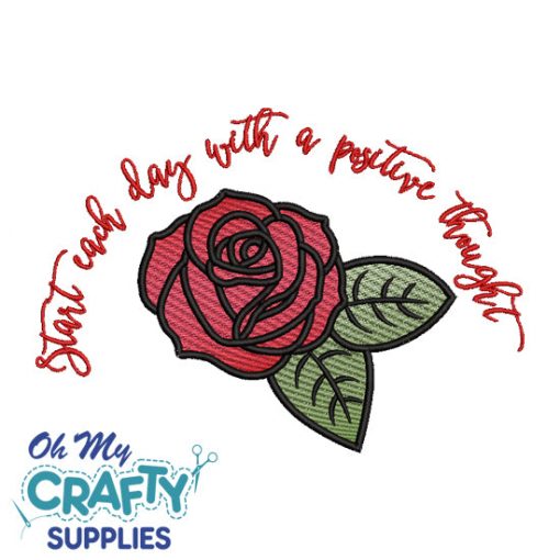 Start each Day 11022 Embroidery Design