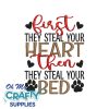 Steal your bed 1122 Embroidery Design