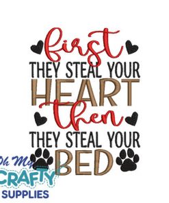 Steal your bed 1122 Embroidery Design
