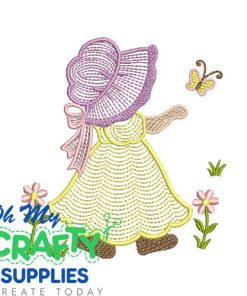 Sunbonnet Meadow Moments Embroidery Design