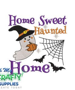 Sweet Haunted Home Embroidery Design