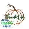 Thankful Pumpkin 91223 Embroidery Design