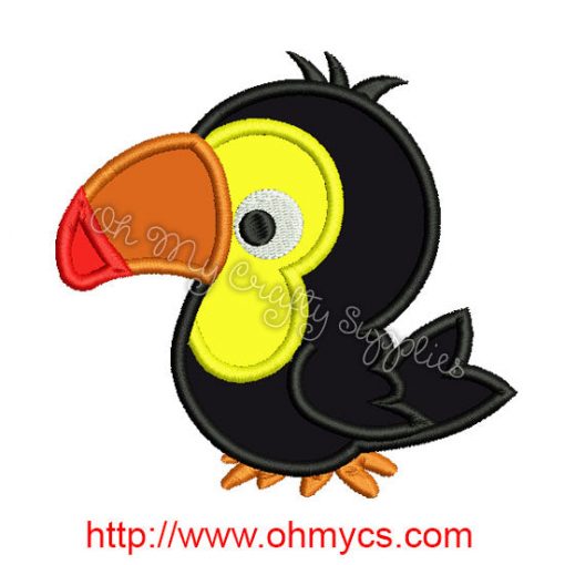 Toucan Applique Design