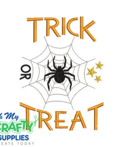 Trick or treat spider 9523 Embroidery Design