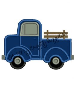 Truck Applique Embroidery Design