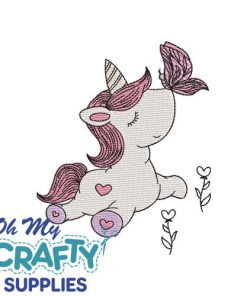Unicorn Hearts 1224 Embroidery Design