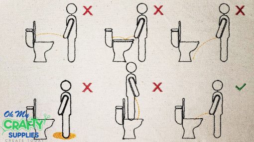 User Toilet Instructions 610 Embroidery Design