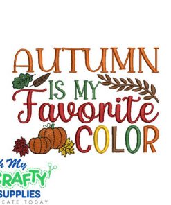 Autumn Colors 711 Embroidery Design