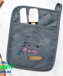 Baking Girl Embroidery Design