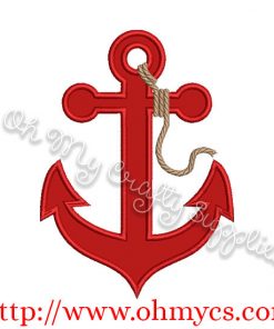 Basic Anchor Applique Design