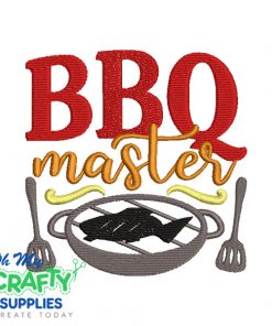 BBQ Master 2021 Embroidery Design