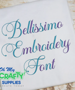Bellissimo Embroidery Font (BX Included)