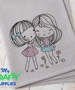 Best Friends 2021 Embroidery Design