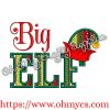 Big Elf Applique Design