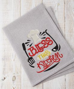 Bless this Kitchen 2.0 Embroidery Design