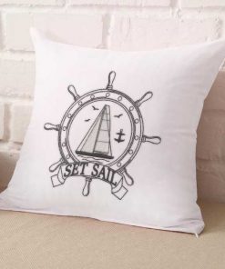 Let's Set Sail Embroidery Design