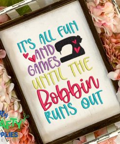 Bobbin Runs Out 2021 Embroidery Design