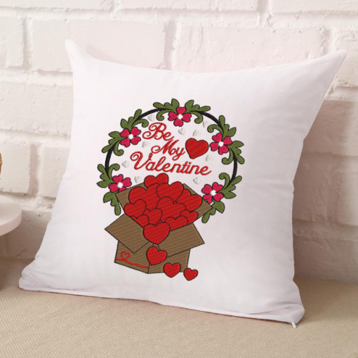 Box of Hearts Embroidery Design