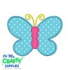Butterfly Applique Embroidery Design
