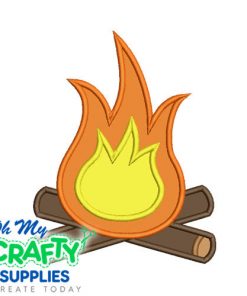 Campfire Applique Design