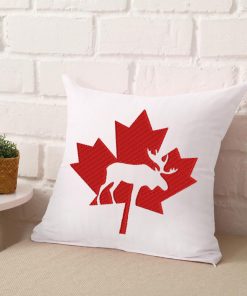 Canada Moose Leaf Embroidery Design