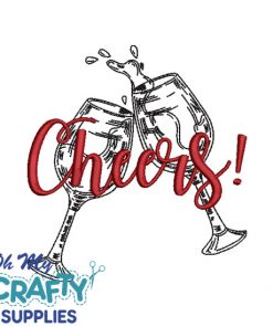 Cheers 12822 Embroidery Design