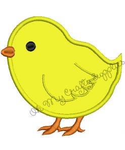 Chick Applique Embroidery Design