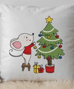 Christmas Mouse 2020 Embroidery Design