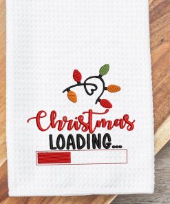 Christmas Loading... Embroidery Design