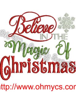 Christmas Magic Embroidery Design