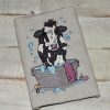 Dairy Cow in Washtub Embroidery Design