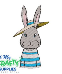 Cute Hat Bunny 2021 Embroidery Design