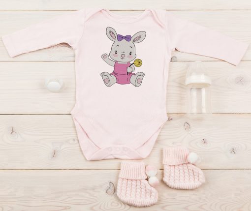 Cuteness Girl Bunny Embroidery Design