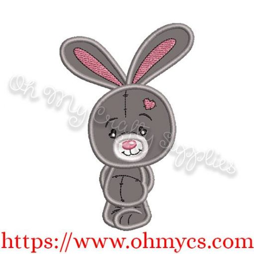 Cutie Bunny Applique