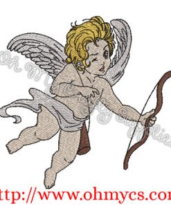 Cutie Cupid Embroidery Design