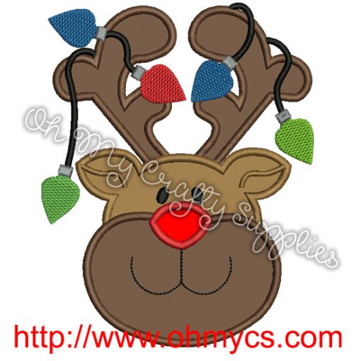 Reindeer Embroidery Design - Image 2
