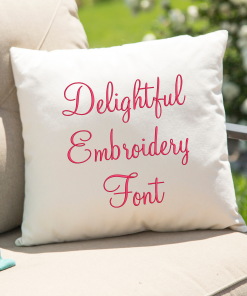 Delightful Embroidery Font (BX Included)